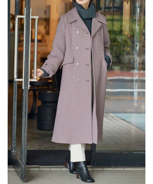 MURUA（ムルーア）の「ダブルマキシチェスターコート（チェスター