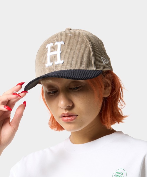 NEW ERA CLASSIC H CORDUROY HAT HUF キャップ NEW ERA CLASSIC H