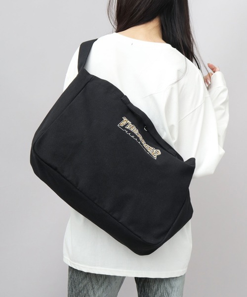 キャンバス ショルダーバッグ ハンドル付き （GONZ・マグロゴ