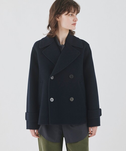 ウールカシミヤダブルフェイス Pコート（ダッフルコート）｜GALERIE