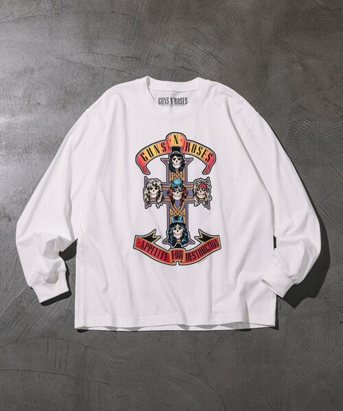 L 新品 GUNS ガンズアンドローゼズ 2025 ロンT ロングTシャツ GUNS