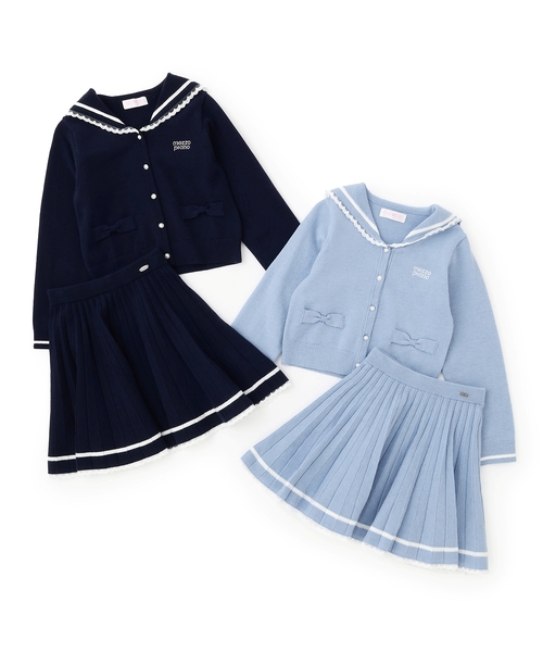 セール】セーラーニット セットアップ（セットアップ）｜mezzo piano