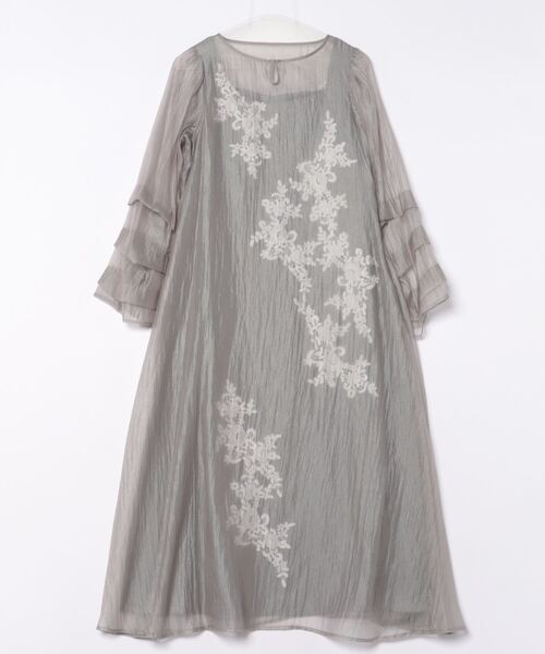 Sheer A-line onepiece（ドレス）｜LE'RURE（リルアー）のファッション