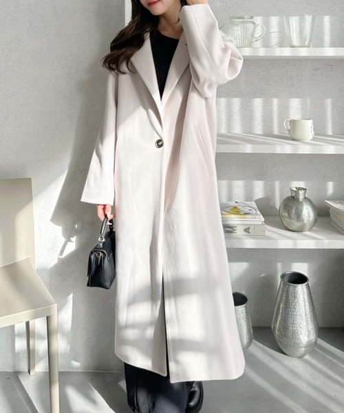 セール】ダブルチェスター ロングコート（チェスターコート）｜Ada