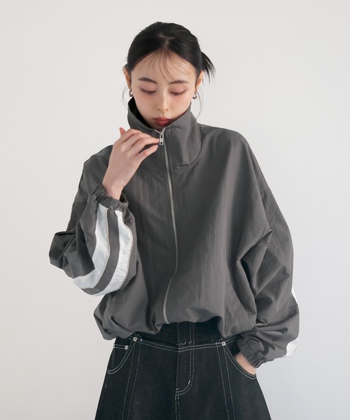 ラインナイロンジップブルゾン（ナイロンジャケット）｜LIAN（リアン