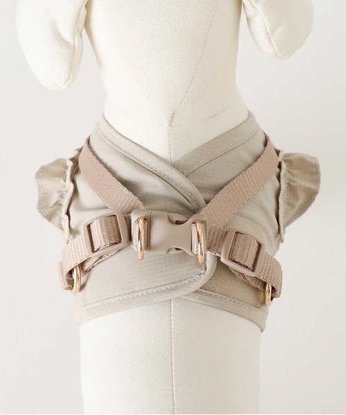 ショルダーフリルハーネス＋リードSET【ワンタッチ着脱・サイズ調整