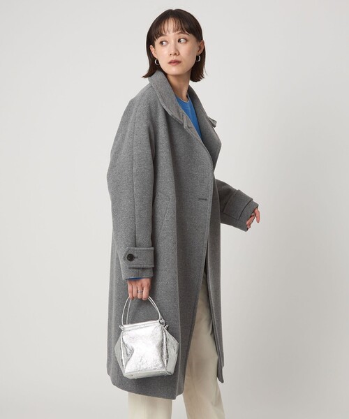 セール】［size SHORT/TALLあり］SENTDALE WOOL スタンドカラー ロング