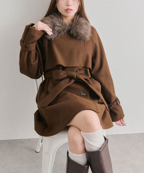 OLIVE des OLIVE（オリーブデオリーブ）の「【3WAY】ファーティペット