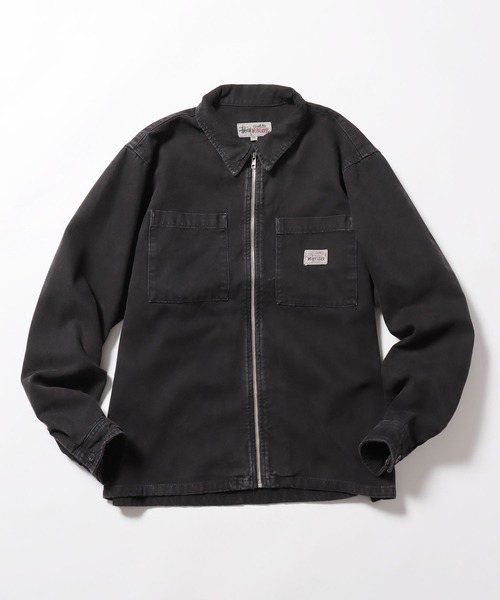 STUSSY(ステューシー) サイズ:M Washed Canvas Shop Jacket ウォッシュ