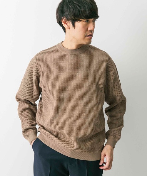 セール】ドライタッチワッフルニット（ニット/セーター）｜URBAN