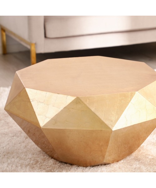 ダイヤモンドテーブル L ゴールド（W700）（家具）｜Francfranc