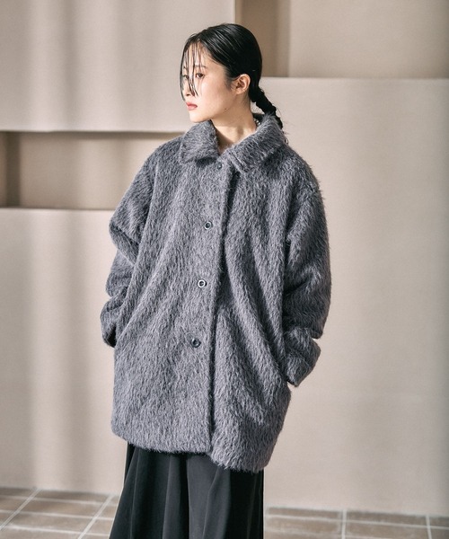 セール】シャギーミドルコート 612813（その他アウター）｜LEPSIM