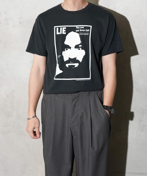 JERZEES / ジャージーズ 'CHARLES MANSON' TEE チャールズ・マンソン T