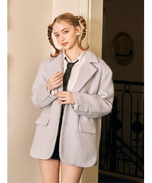 セール】シャギーオーバージャケットコート（その他アウター）｜Darich