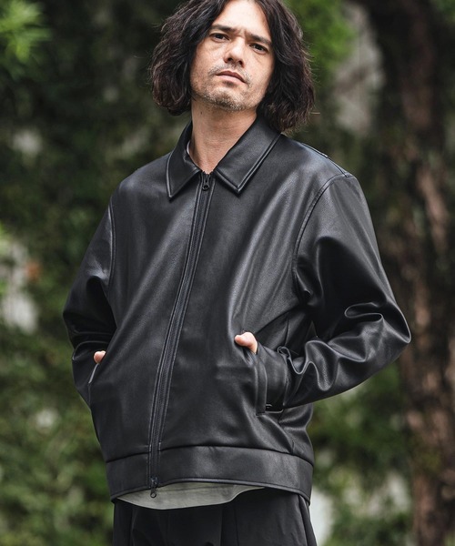 ジャケット・アウター 00s archive L.G.B. leather jacket shirt 00s