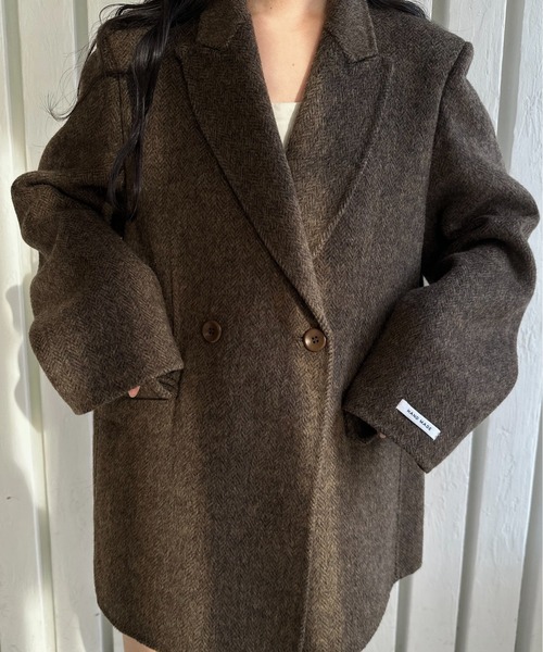 lawgy（ラウジー）の「handmade herringbone jacket outer