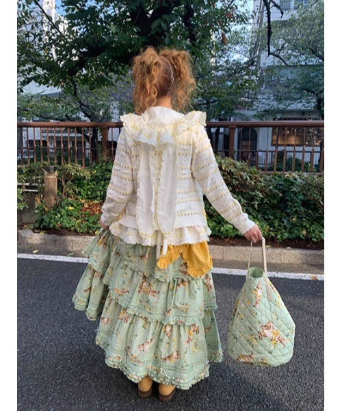 モモンガハウス (パンダカフェ柄ピンク)ボアベージュ 2000円 ピンク