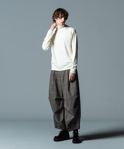 glamb（グラム）の「Glen Check Balloon Pants / グレンチェック