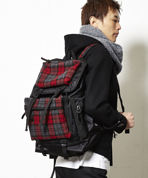 未使用 ARC'TERYX 赤 チェック柄 リュック ARC'TERYX Konseal 15