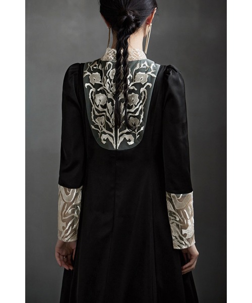 バック刺繍フレアドレス（ドレス）｜etoll.（エトル）のファッション