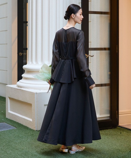 forksy.】【オケージョン対応】チュールシアースリーブドッキング