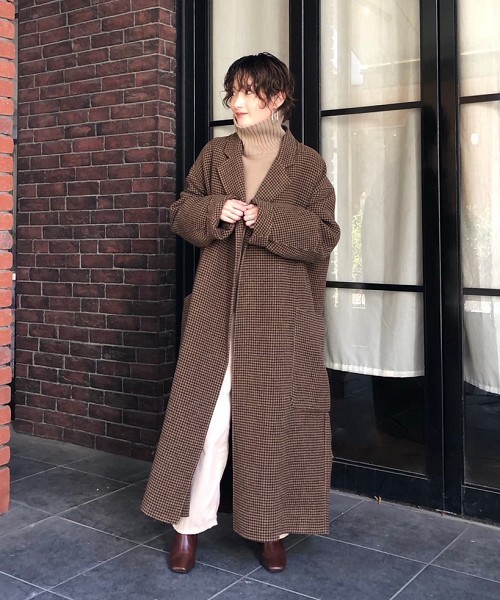 TODAYFUL（トゥデイフル）の「オーバーチェックコート（チェスター