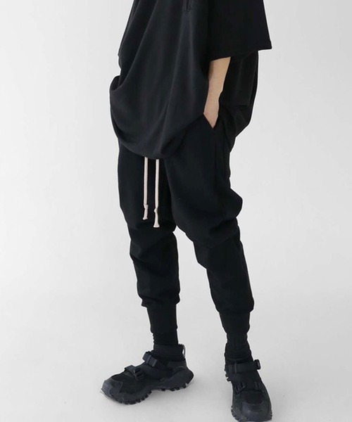 minsobi（ミンソビ）の「スウェットサルエルパンツ（スウェットパンツ