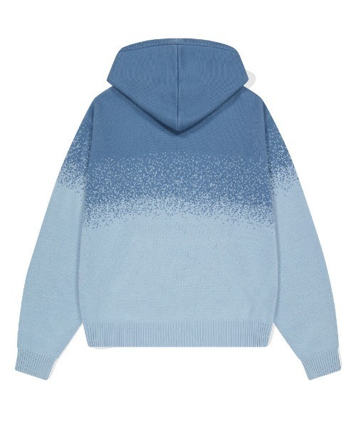 mahagrid/マハグリッド』BASIC LOGO OMBRE KNIT HOODIE/ベーシック