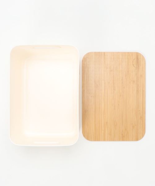 バンブー蓋ストレージボックスL《HOUSEHOLD GOODS》（収納グッズ