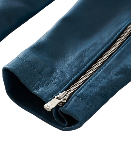 NO ID.（ノーアイディ）の「シープレザーシングルライダースJKT