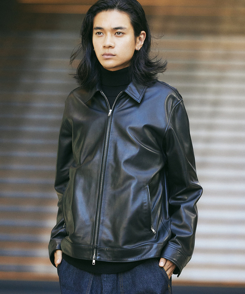 ライダース L LOVELESS】ラブレス レザーシングルライダース