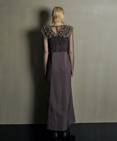 Many way frill dress（ドレス）｜et.UNiVER（エトユニベール）の