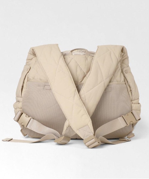 キルティングメッシュ付きフロントリュック【2サイズ展開・飛び出し