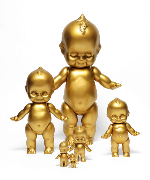 オビツ製作所 × BEAMS JAPAN / 別注 GOLD キューピー フィギュア 39cm