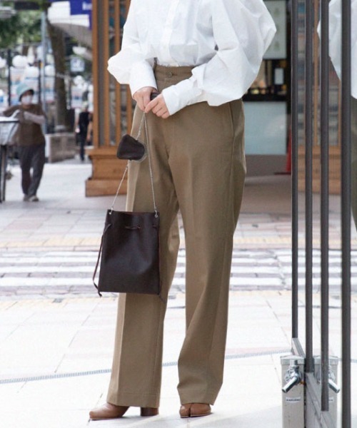 THE SHINZONE HIGH WAIST CHINO PT (N) 20SMSPA58（チノパンツ）｜THE