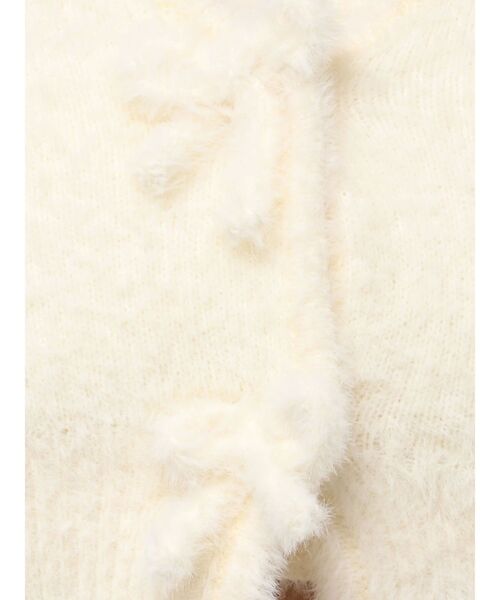 セール】シャギーコンパクトリボンツインセット（ニット/セーター