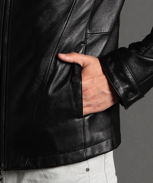 NICOLE CLUB FOR MEN（ニコルクラブフォーメン）の「ラムレザー