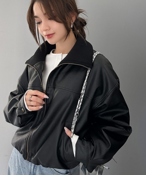 セール】《Javaジャバコラボ》洗練された大人スタイル。ショート丈リブ