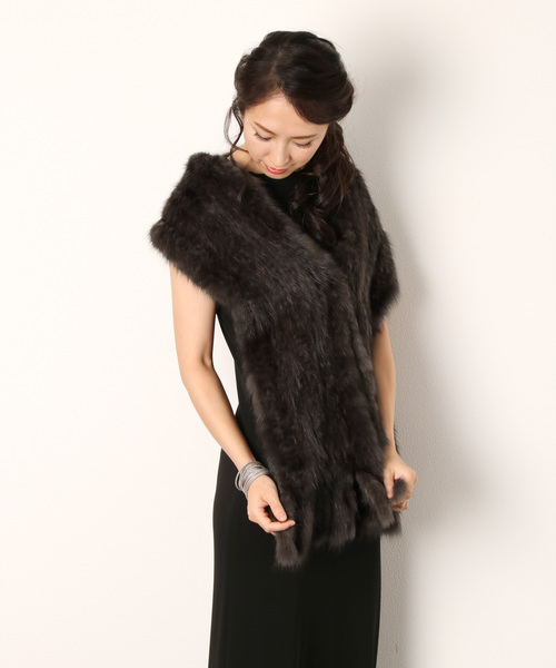 ロシアンセーブルファーマフラー（マフラー）｜sankyo shokai