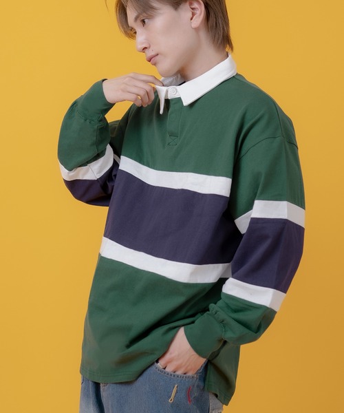 improves（インプローブス）の「オーバーサイズ 長袖 ラガーシャツ