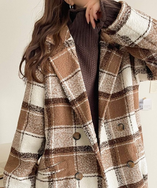 セール】【mily bilet】冬のコーデを引き立てる。起毛ブークレー