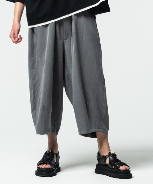 glamb（グラム）の「Cropped wide pants / クロップドワイドパンツ