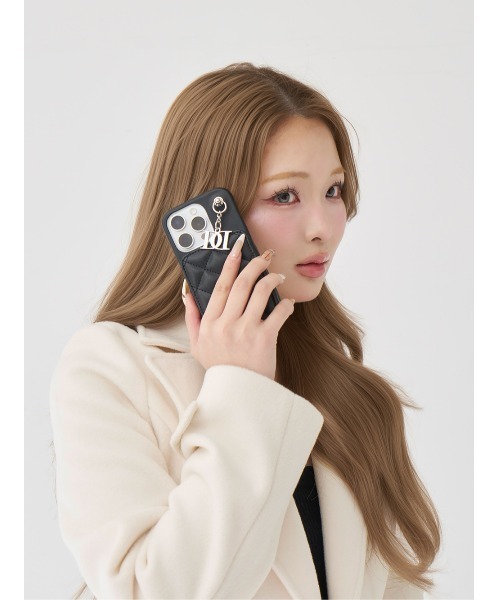 キルティングミラーDDチャームiPhoneケース（スマホケース/カバー