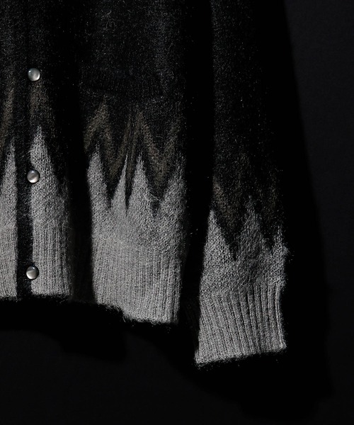 小物 NUMBER (N)INE ZIGZAG JACQUARD ARM WARMER ZIGZAG JACQUARD ARM