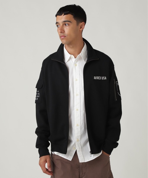 FATIGUE STAND COLLAR ZIPUP SWEAT / ファティーグ スタンド カラー