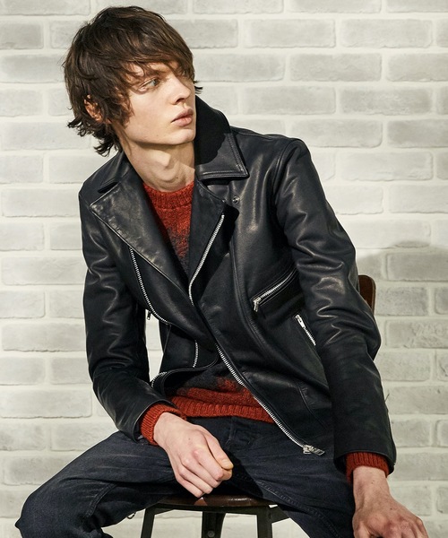 LOUNGE LIZARD ⁄ レザージャケット・ブルゾン⁄--⁄牛革⁄BLK LOUNGE