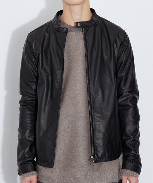 shama（シャマ）ホースレザージャケット シングルライダース shama シャマ レザージャケット シングルライダース ブラック 黒