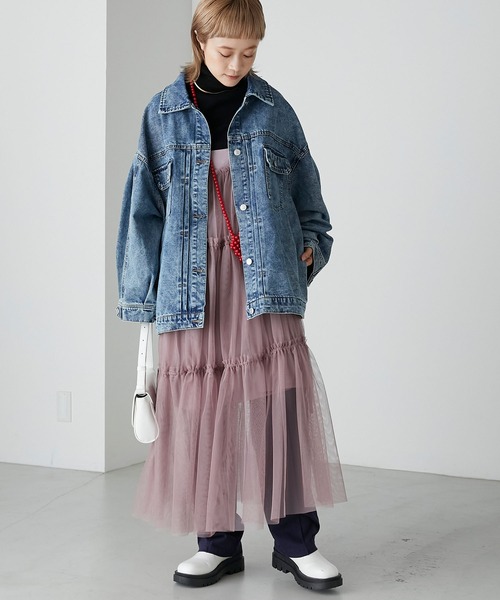ずとまよ オーバーサイズデニムジャケット OverSize Denim Jacket