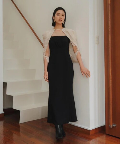 Knuth Marf back open sheer dress Mサイズ Knuth Marf】back open