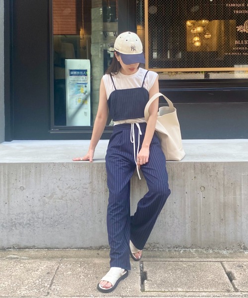 レイヤードストライプパンツ(kiharu select) / レイヤードパンツ